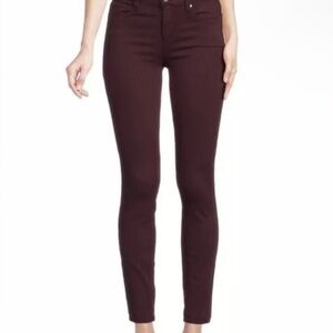 Paige Vurdugo Ankle Jeans Burgundy NWOT - 29